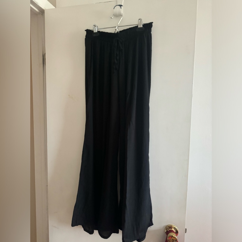 Wide leg beach pants